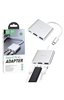 Convertidor Tipo C a HDMI USB 3.0 3 en 1