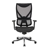 Silla de oficina Gerencial Luna Color Black Ergonómica