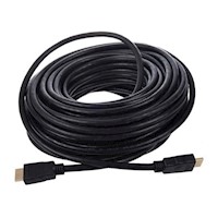 Cable HDMI 20 Metros Full HD 3D V1.4 PVC negro HDMI a HDMI