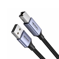 CABLE USB 2.0 PARA IMPRESORA, 480MBS, MARCA NETCOM, 1.8 m