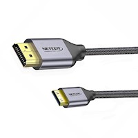 CABLE MINI HDMI A HDMI DE 1.8 METROS, 2.0, 4K, 60 HZ, ULTRA HD eARC
