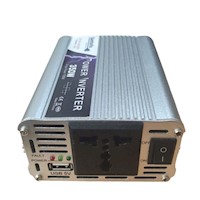 INVERSOR DE CORRIENTE P/ AUTO DE 12V A 220V USB 5V 350W