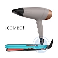 Combo Remington Alisadora Ceramic S1520 y Secador D26A