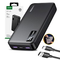 POWER BANK UGREEN 20.000MAH USB 22.5W TIPO C 20WPD C RAPIDA  SANTOFA