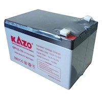 Batería Seca 12v 10ah 20hr Gp12-7 Kazo Recargable Alarma Ups