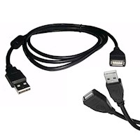 Cable Extensión Usb 2.0 Macho A Hembra 3 Metros - Negro