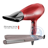 Combo Remington Alisadora Wet2Straight S27A y Secador Silk