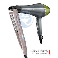 Combo Remington Alisadora Wet2Straight S27A y Secador D18A Shine Therapy