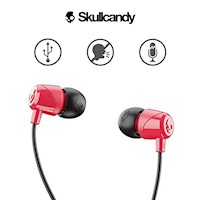 Audífonos Skullcandy Jib S2DUY con micro Rojo