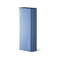 Wesdar - Power Bank 20,000mAh PD22.5W Aluminio Pantalla Digital - Azul