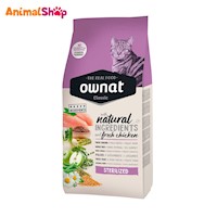 Alimento Gato Esterilizados Ownat Classic Gatos 15Kg