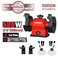 Esmeril de Banco 8" Industrial Rankor RBG580801 3/4 HP (580W)