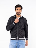 CASACA BOMBER DE TASLAN - NEGRO