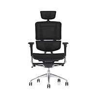 Silla de oficina Dubai Black Presidencial Ergonómica