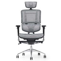 Silla de oficina Dubai Grey Presidencial Ergonómica