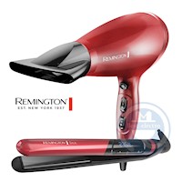 Combo Remington Silk Alisadora S9600 y Secador AC9096