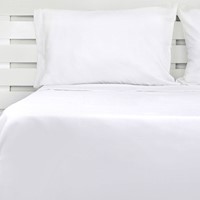 Sabana Damasco Arlin Color Blanco 2 plz