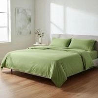 Juego de sabanas  algodón pima interiotex  180 hilos color Spring