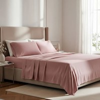 Juego de sabanas  algodón pima interiotex  180 hilos color  Gladiolo