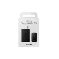 Cargador Samsung Power Adapter Trio 65W USB-C - Negro