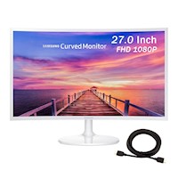 Monitor Samsung LC27F391FHNXZA, 27″ VA Curvo, 1920×1080 FHD, HDMI / VGA / Audio.