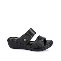 Sandalia Strap Casual WIL-2504 Negro Viale Cuero