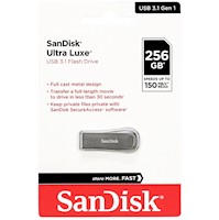 Memoria USB Sandisk Ultra Luxe 256GB 3.1 Flash Drive