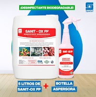 SANIT OX FP DESINFECTANTE D/ALIMENTOS 5L + 1 BOTELLA ASPERSORA