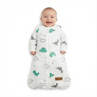 Saquito de dormir Breeze 2 en 1 Dinosaurio de 3m a 6m - Muselina