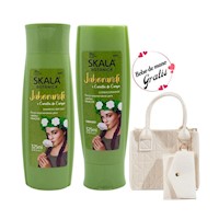 Shampoo-Acondicionador Jaborandi Camelia Skala + Cartera De Mano Regalo