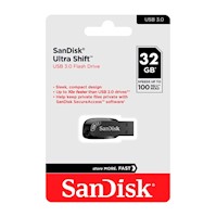 Memoria USB Sandisk 3.0 Ultra Shift 32GB 100Mb/S Negro