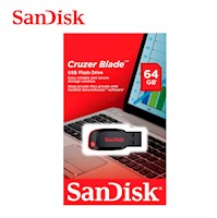 Memoria USB Sandisk Cruzer 64GB CZ50 Negro