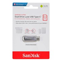 Memoria USB Sandisk Ultra Dual Drive Luxe 64GB 3.1 Tipo C