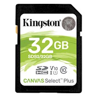 Kingston 32GB Canvas Select Plus UHS-I SDHC Memory Card - SDS2