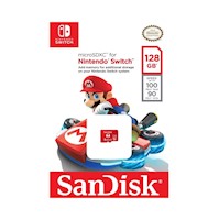 Sandisk Memoria Micro SDXC 128GB Para Nintendo Switch