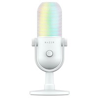 Micrófono Razer Seiren V3 Blanco Chroma RGB USB Supercardioide