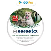 Seresto Collar Perro Pequeños y Gatos Menor a 8 Kg