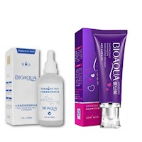 Serum Acido Hialuronico 100 ml + Crema Blanqueadora Corporal - Bioaqua