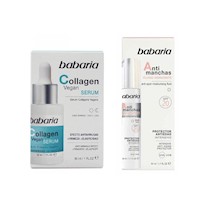 Serum Collagen Vegan + Fluido anti manchas Rostro  - Babaria