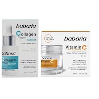 Serum Collagen Vegan + Crema Facial de Vitamina C - Babaria