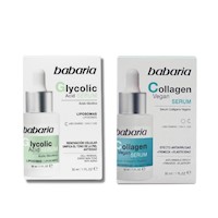 Serum Glicolic Acid + Serum Collagen Vegan - Babaria