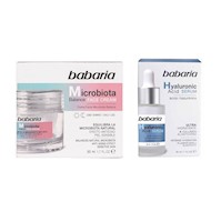 Suero Facial de Ácido Hialurónico + Crema Facial Microbiotina  - Babaria