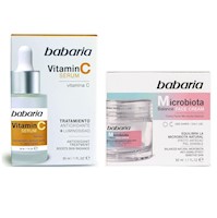 Serum Vitamina C + Crema Facial Microbiotina  - Babaria