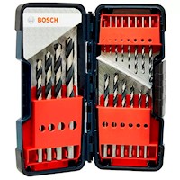 Set 18 pzas Broca Metal HSS PointTeQ Bosch