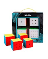 Cubo Mágico Cubo Rubik Moyu - Set 4 Piezas