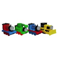 Set Juguete Armable Tren Thomas Maquinaria Shunqile Niño 4pza Assemble Train