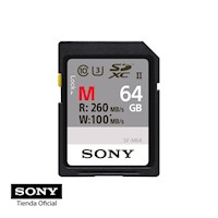 Sony Tarjeta de memoria SD UHS-II serie SF-M64