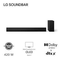 Soundbar LG bluetooth 420W SG10TY