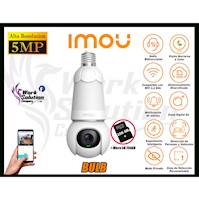 Cámara Seguridad Foco Imou WiFi BULB CAM 5MP 360º Noche Color SD 256GB