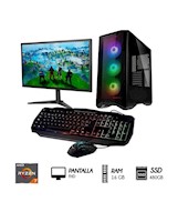 Computadora PC RYZEN 7-5700G Ram 16GB SSD 480GB  CASE 550 RGB MONITOR 27